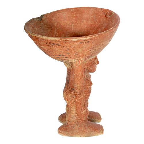 RECIPIENTE ANTROPOMORFO EN TERRACOTA
