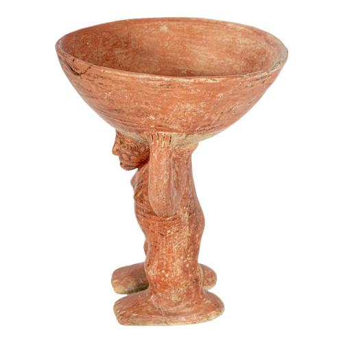 RECIPIENTE ANTROPOMORFO EN TERRACOTA