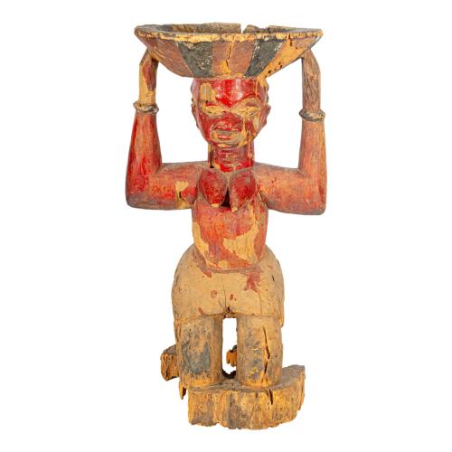 FIGURA AFRICANA DE CULTO DE LA PRIMERA MITAD DE S. XX
