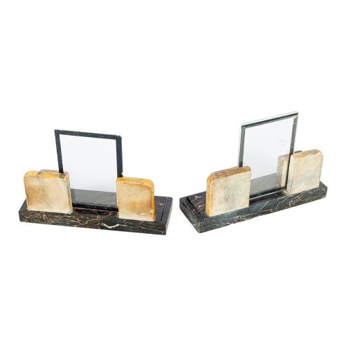 PAREJA DE PORTAFOTOS ART DECO