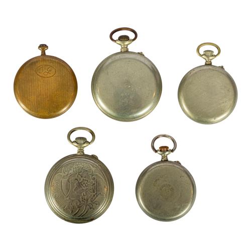 CINCO RELOJES DE BOLSILLO DEL PRIMER CUARTO DE S. XX
