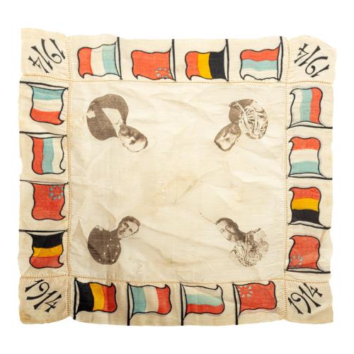 PAÑUELO CONMEMORATIVO DE LA PRIMERA GUERRA MUNDIAL