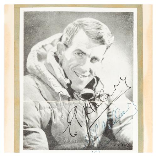 FOTOGRAFIAS FIRMADAS DE EDMUND HILLARY