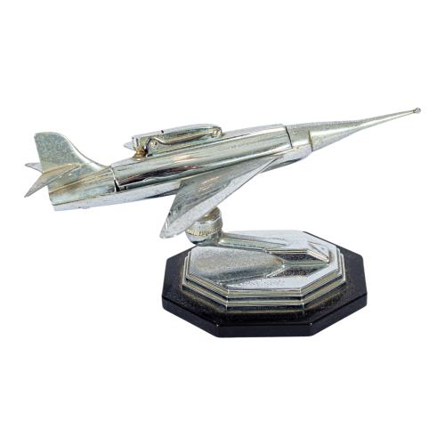 MAQUETA DE AVIÓN Y ENCENDEDOR DE SOBREMES AÑOS 50