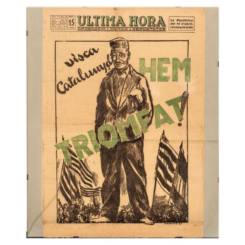 PORTADA DEL DIARI REPUBLICANO ÚLTIMA HORA 
