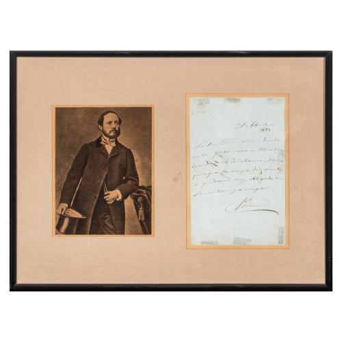 AUTÓGRAFO DEL GENERAL PRIM 1883