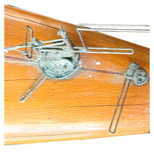 GRAN MAQUETA DE VELERO DE LA SEGUNDA MITAD DEL S.XX