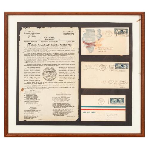 CONJUNTO CONMEMORATIVO DE CHARLES A. LINDBERGH...