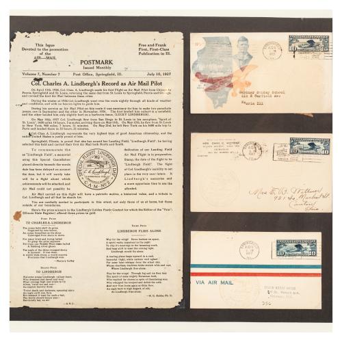 CONJUNTO CONMEMORATIVO DE CHARLES A. LINDBERGH...