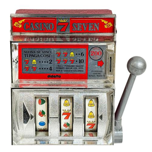 MÁQUINA TRAGAPERRAS CASINO SEVEN EN MINIATURA 