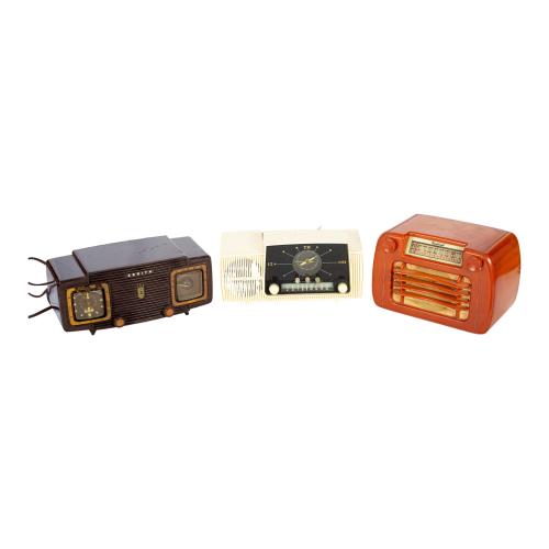 TRES RADIOS VINTAGE DE MEDIADOS DEL S.XX