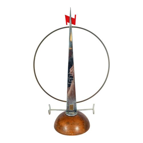 SOPORTE PARA PERIODICOS DE LA FERIA MUNDIAL DE NY DE 1939