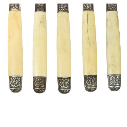 CONJUNTO DE CUCHILLOS FRANCESES DE FINALES DEL S.XIX