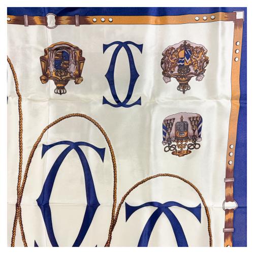 PAÑUELO DE SEDA CARTIER