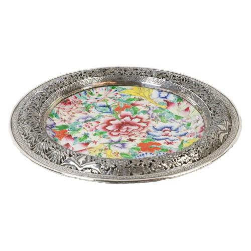 PLATO EN PORCELANA CHINA DEL S.XIX