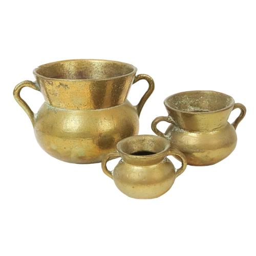 TRES PEQUEÑAS OLLAS S. XIX
