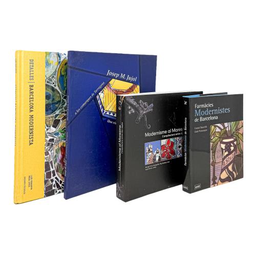 CUATRO LIBROS SOBRE MODERNISMO EN CATALUNYA