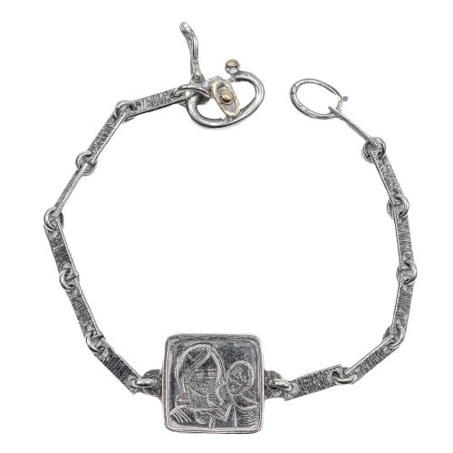 PULSERA ESCAPULARIO DE PLATA