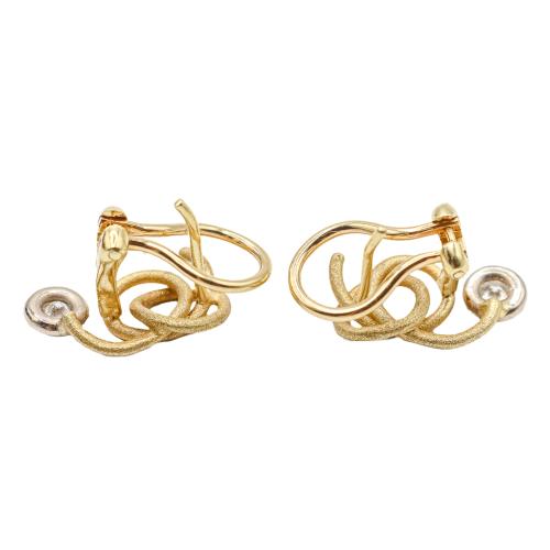 PENDIENTES CON BRILLANTES DE CAPARROS