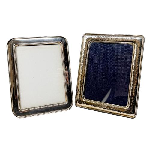 DOS MARCOS PORTAFOTOS EN PLATA DEL ÚLTIMO CUARTO DEL S.XX