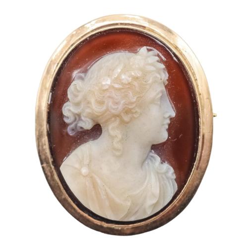 BROCHE CAMAFEO DEL S.XIX