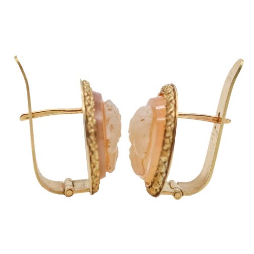 PENDIENTES CAMAFEO DEL S.XIX