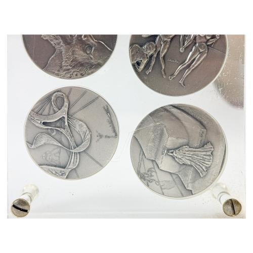 COLECCIÓN DE MEDALLAS "LOS 10 MANDAMIENTOS" DE SALVADOR DALÍ