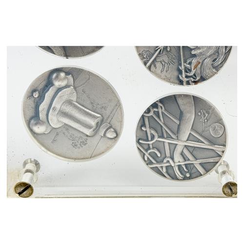 COLECCIÓN DE MEDALLAS "LOS 10 MANDAMIENTOS" DE SALVADOR DALÍ