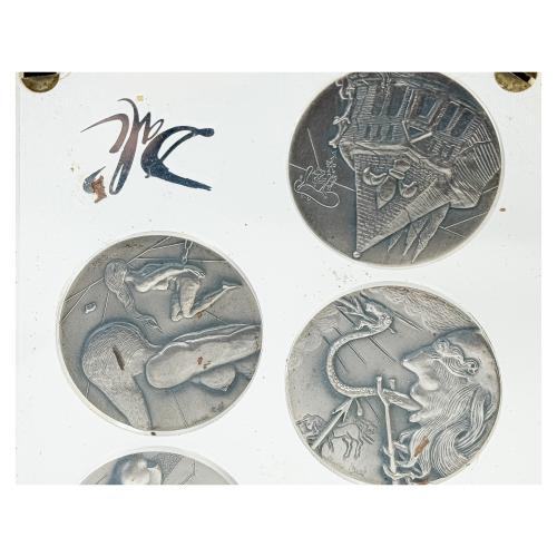 COLECCIÓN DE MEDALLAS "LOS 10 MANDAMIENTOS" DE SALVADOR DALÍ