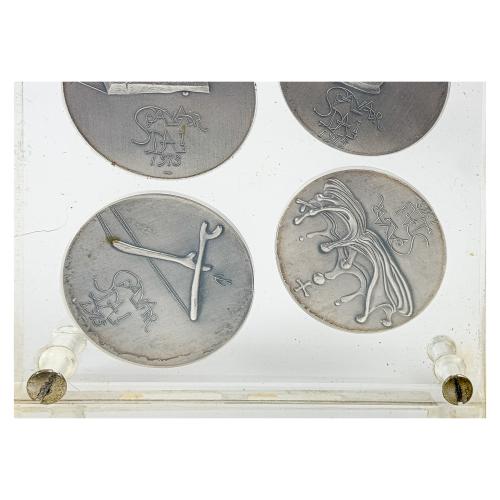 COLECCIÓN DE MEDALLAS "LOS 10 MANDAMIENTOS" DE SALVADOR DALÍ