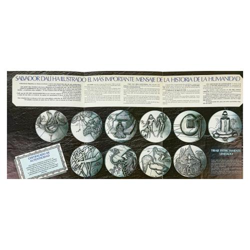 COLECCIÓN DE MEDALLAS "LOS 10 MANDAMIENTOS" DE SALVADOR DALÍ
