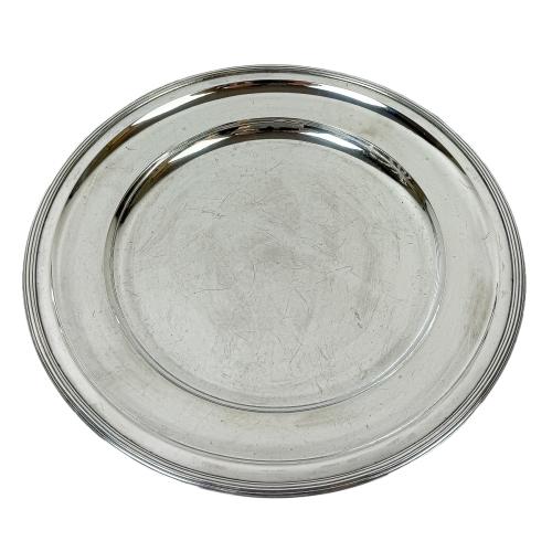 PLATO DE SERVICIO EN PLATA DEL PRIMER TERCIO DE S. XX