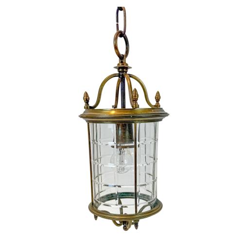 LÁMPARA FAROL DE TECHO DE MEDIADOS S.XX