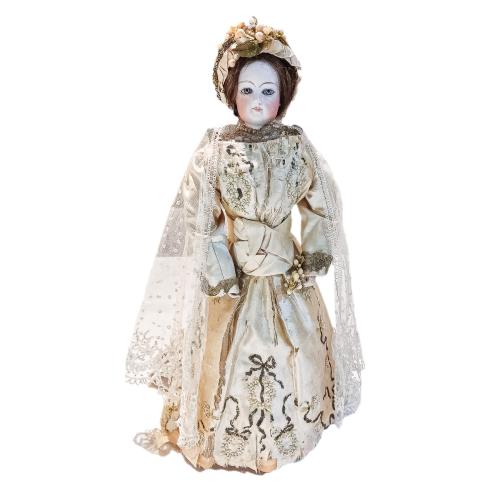 MUÑECA FASHION FRANCESA GAULTIER DE FINALES DEL S.XIX