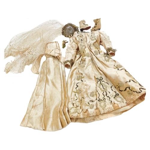 MUÑECA FASHION FRANCESA GAULTIER DE FINALES DEL S.XIX
