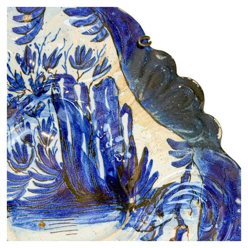 PLATO EN CERÁMICA DE SABONA DEL PRIMER TERCIO S.XX