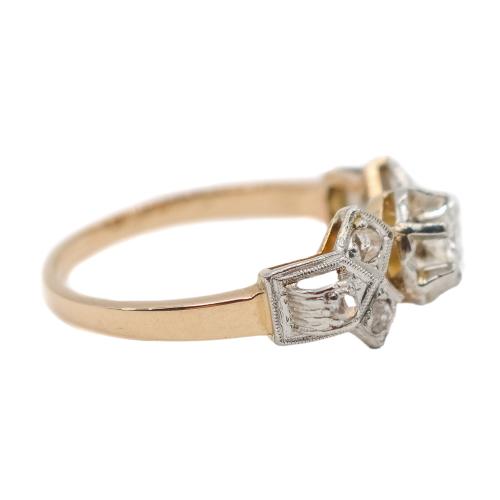 SORTIJA CON DIAMANTES AÑOS 30