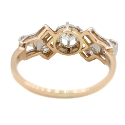 SORTIJA CON DIAMANTES AÑOS 30