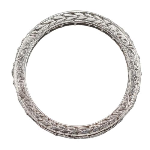 SORTIJA ALIANZA CON DIAMANTES DE LOS AÑOS 30