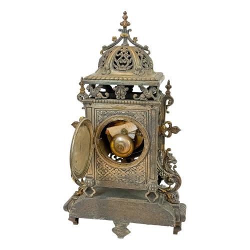 RELOJ FRANCÉS DE CHIMENEA DE FLES. DEL S.XIX
