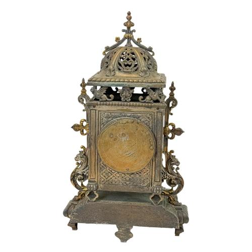 RELOJ FRANCÉS DE CHIMENEA DE FLES. DEL S.XIX
