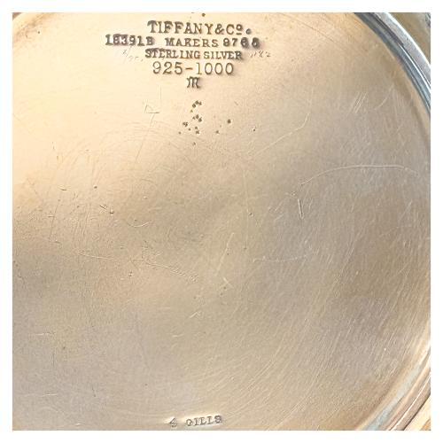 RECIPIENTE EN PLATA TIFFANY DE MEDIADOS DEL SIGLO XX