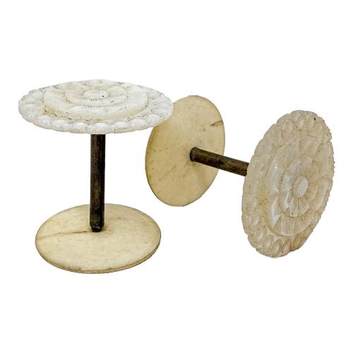 CONJUNTO DE SOPORTES PARA HILO DE COSTURA DE FINALES S.XIX