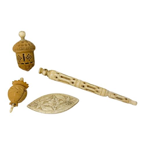 CONJUNTO DE PIEZAS PARA COSTURA DEL S.XIX