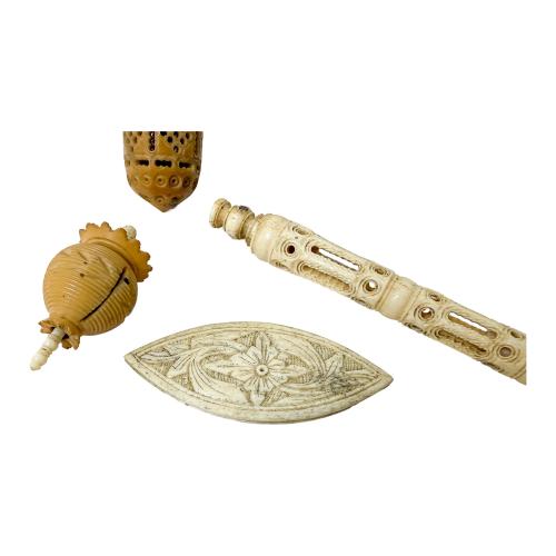 CONJUNTO DE PIEZAS PARA COSTURA DEL S.XIX