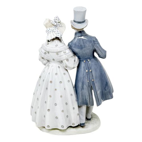 FIGURA EN PORCELANA DANESA DE LA SEGUNDA MITAD DEL S.XX