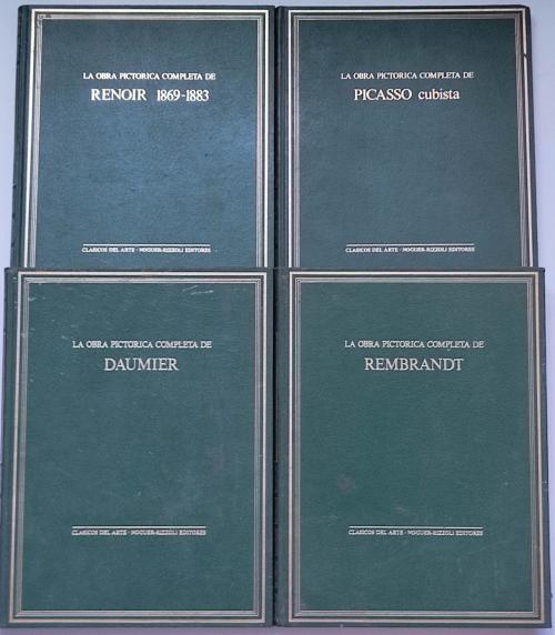 CUATRO LIBROS SOBRE PINTURA:  