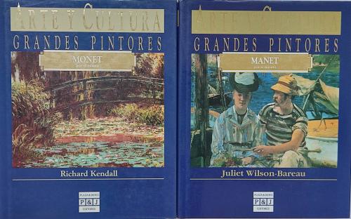 DOS LIBROS SOBRE MONET Y MANET.   