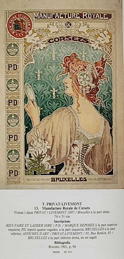 DOS LIBROS SOBRE CARTELES MODERNISTAS.   