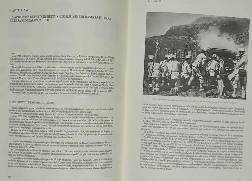 ORGANIZACIÓN Y UNIFORMES DE LA ARTILLERÍA 